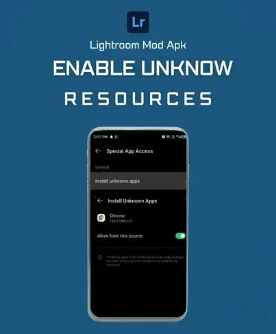 Enable Unknown Sources