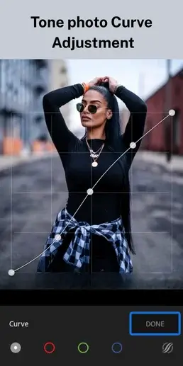 Tone photo Curve Adjustment 3
