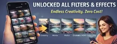 Unlocked all filters and Effects
