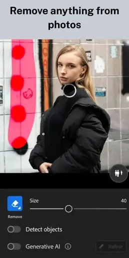 remove anything from photo 1